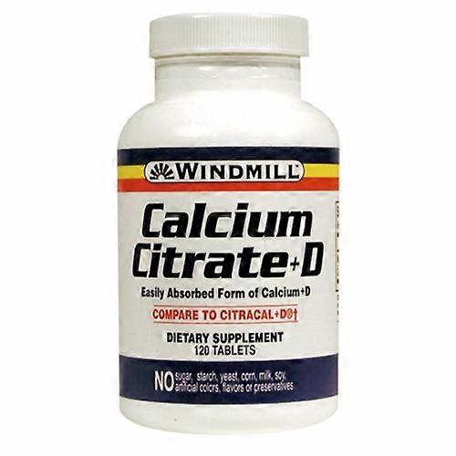 Windmill Health Calciumcitrat + D, 60 Tabletten