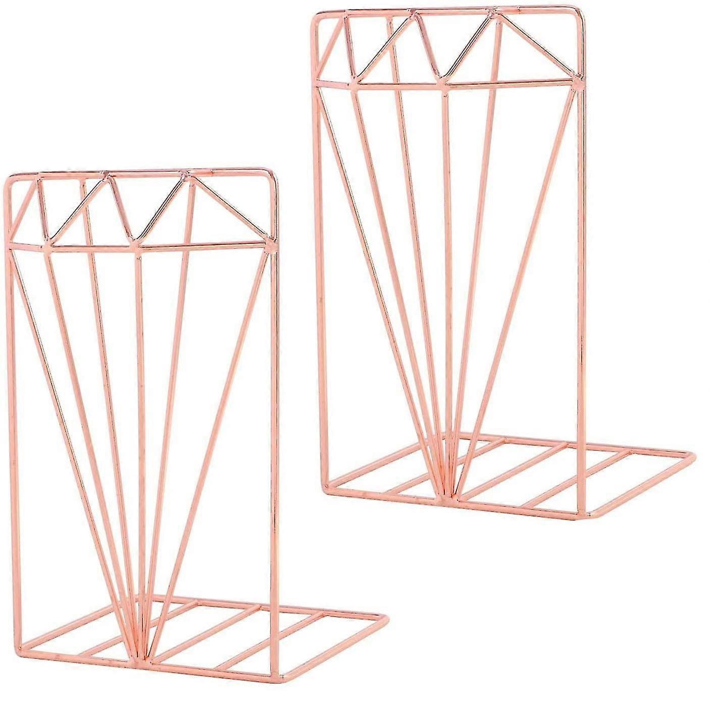 2pcs Diamond Design Serre-livres