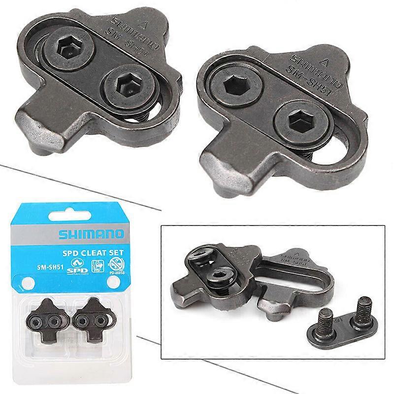 2pcs Pedal Cleats Shimano Sm-sh51 Spd Single Release Mountain Bike For Pd-m959 M647 M646 M545 M424 - Pedals