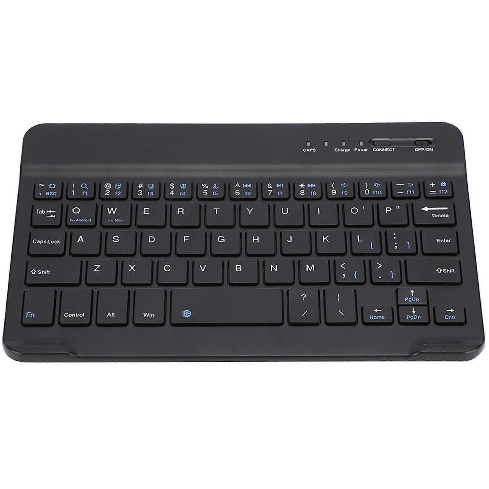 Wireless Bluetooth Slim Light Keyboard for Android iOS Windows Black