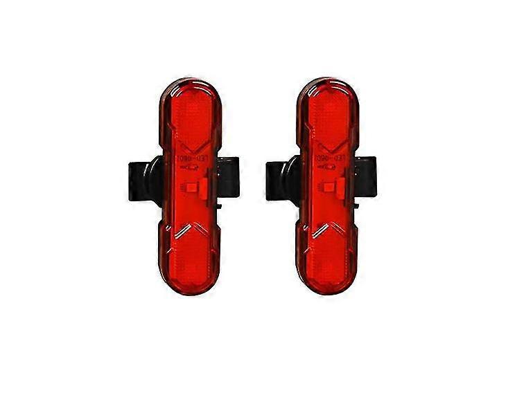 2 Pcs Bike Tail Light,USB Rechargeable Bicycle Rear Light360 Degree Rotation Waterproof Bicycle Tail Lamp 4 Modes Cycling Flashing Safety Warning Lamp