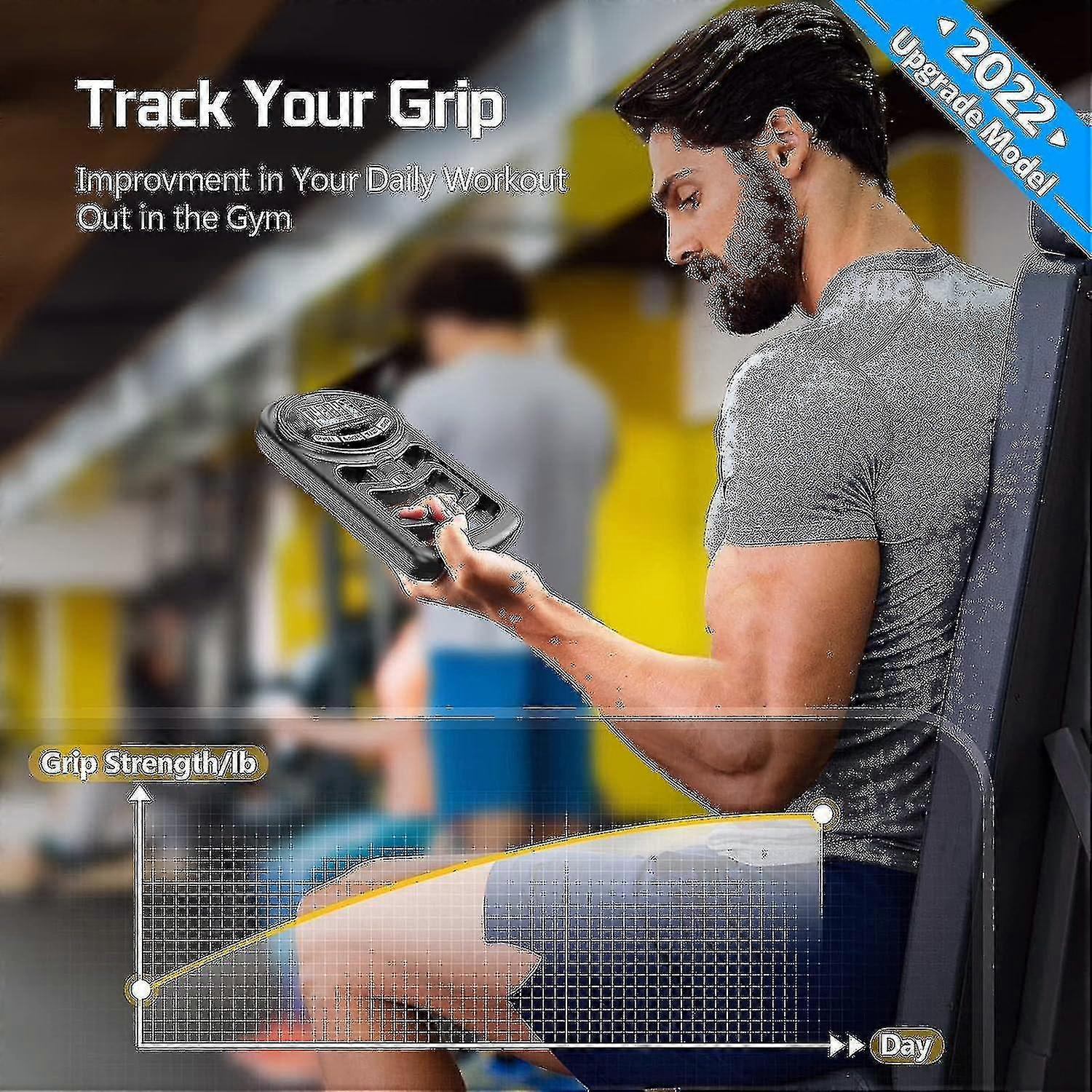 Dynamomètre à main, testeur de force de préhension électronique, appareil de renforcement de la préhension, appareil d'exercice pour la main, jauge numérique d'entraînement de la préhension
