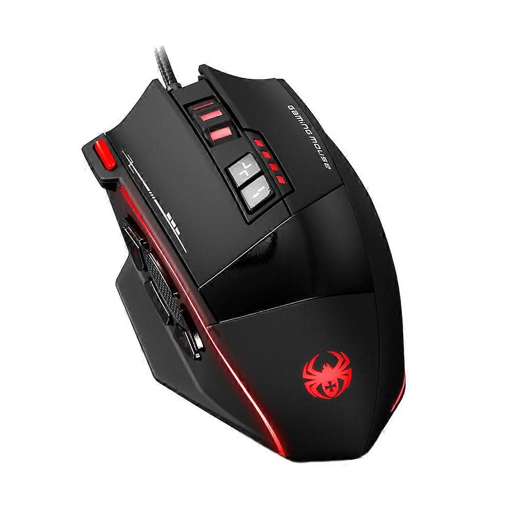 ZELOTES C19 12-keys Ergonomic Programming Custom Wired Mouse C19