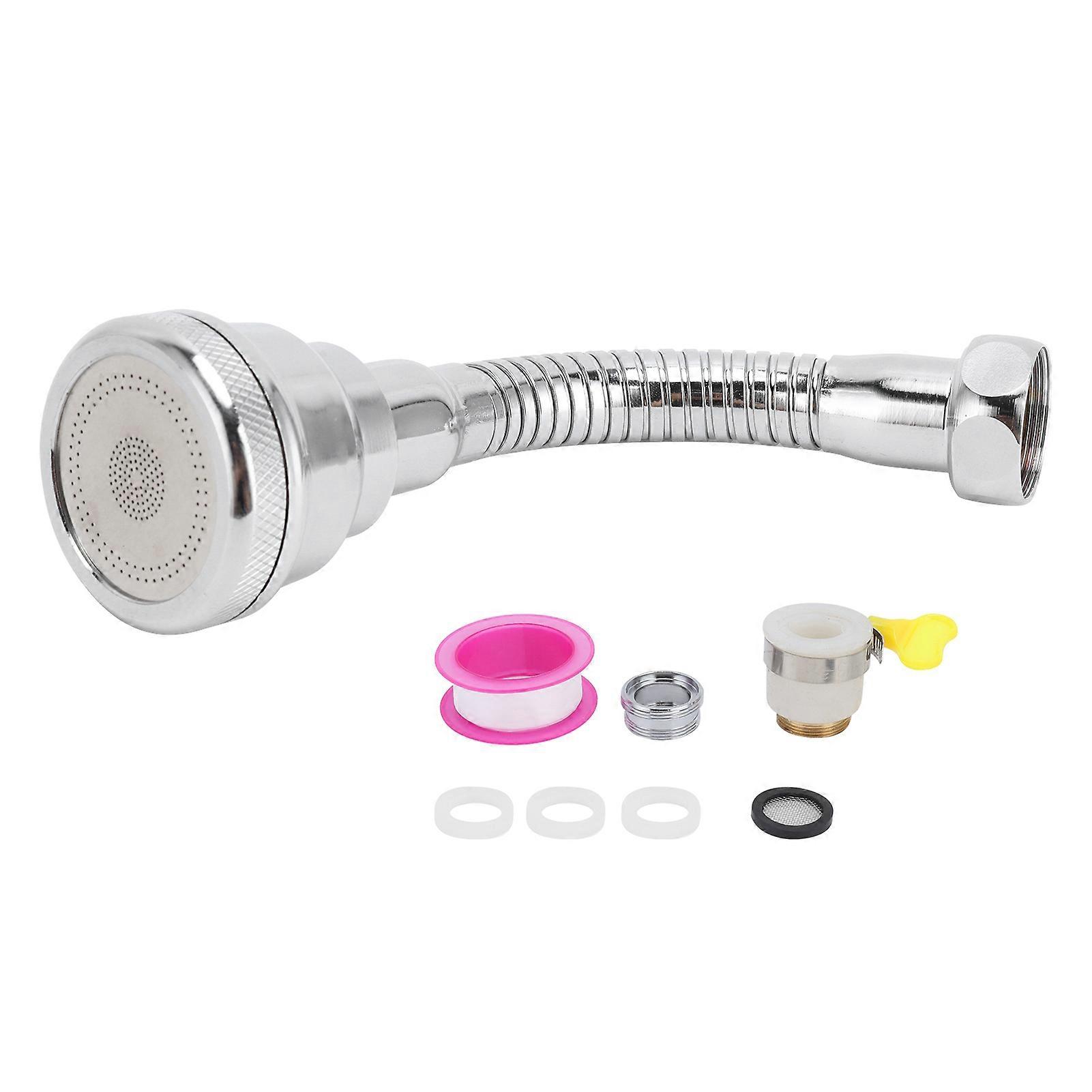 Faucet Sprayer Head PressurizedTap Head Rotatable Filter Nozzle Faucet Aerator Water SaverM 15x5x5cm