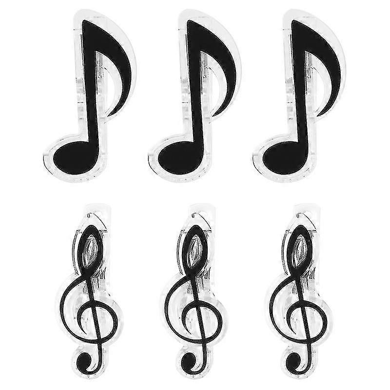 6pcs Music Book Clip