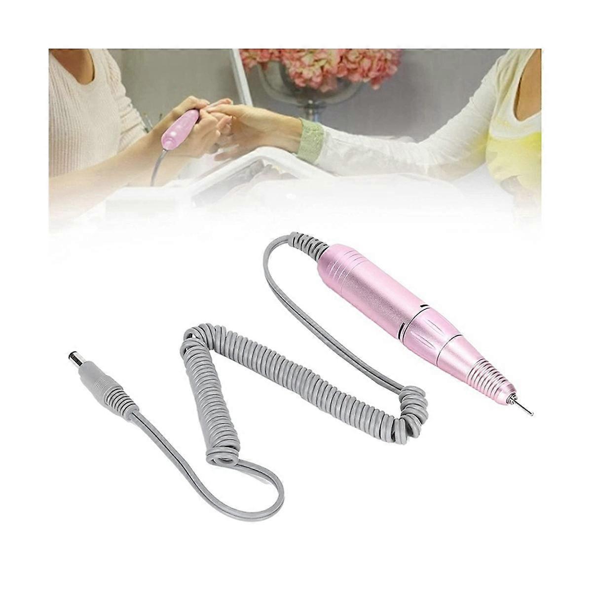 Electric Nail Drill Handle 35000RPM Nail Arts Drill Hand File Polish Grind Machine Manicure Drill A