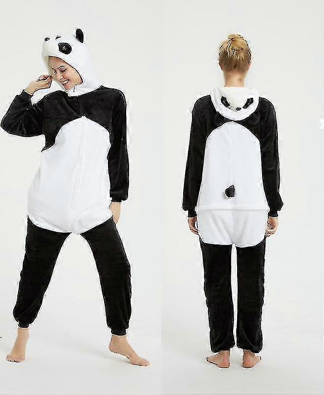 kvinner cosplay hette dyr tegneserie 3d panda pyjamas