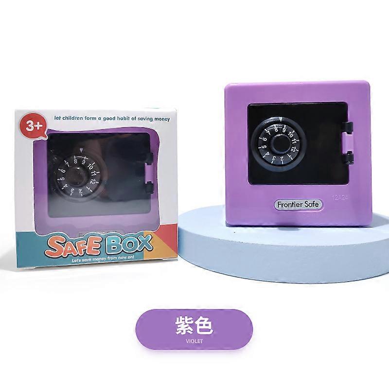 Mini Safe Piggy Deposit Bank Household Banknote Lock Password Money Box Cash Coins Saving Storage Code Case Child Christmas Gift