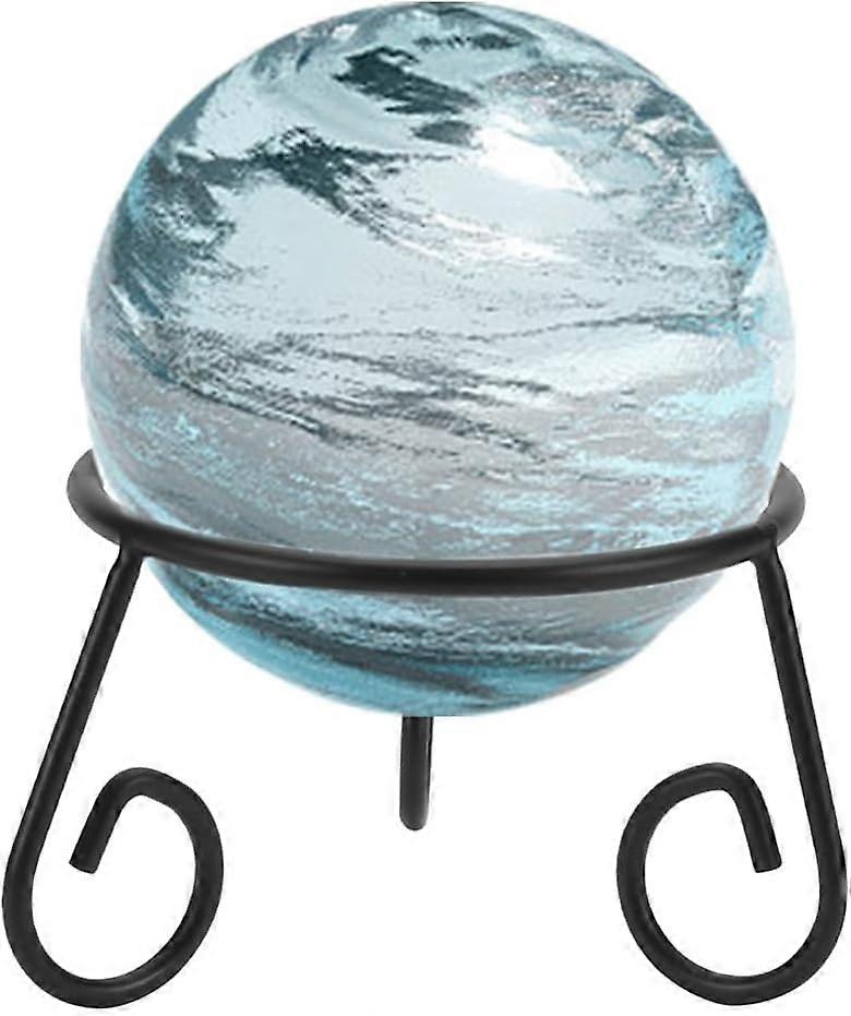 Crystal Ball Display Stand Black Sphere Holder Wrought Iron Ball Stand Gazing Globe Balls Desktop Stand for Collections Figurines Gemstones Home Offic