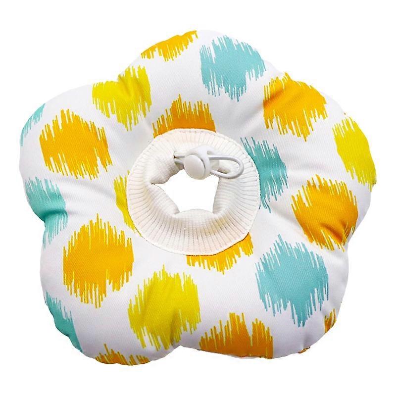 Cute Flower Design Pet Surgery Collar Comfortable Protective Biting Wound Gift