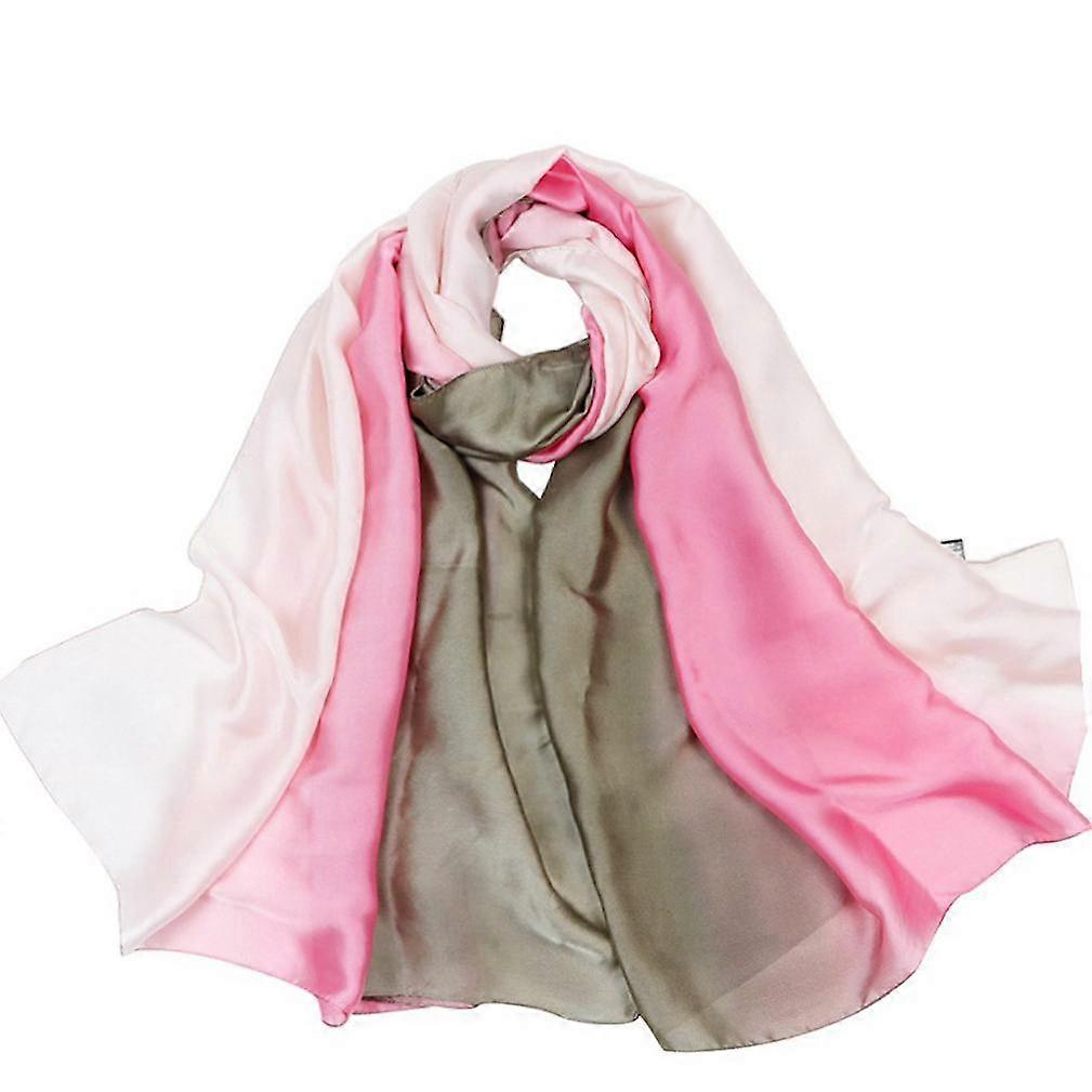 Silky Scarf Sun Proof Lightweight Wraps Thin Scarf for Lady