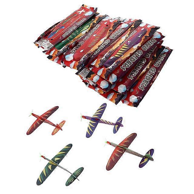 24 Pcs Airplane Model Small Toy Kid's Toys Kids Playset Flying Gliders Hand Throwing Foams