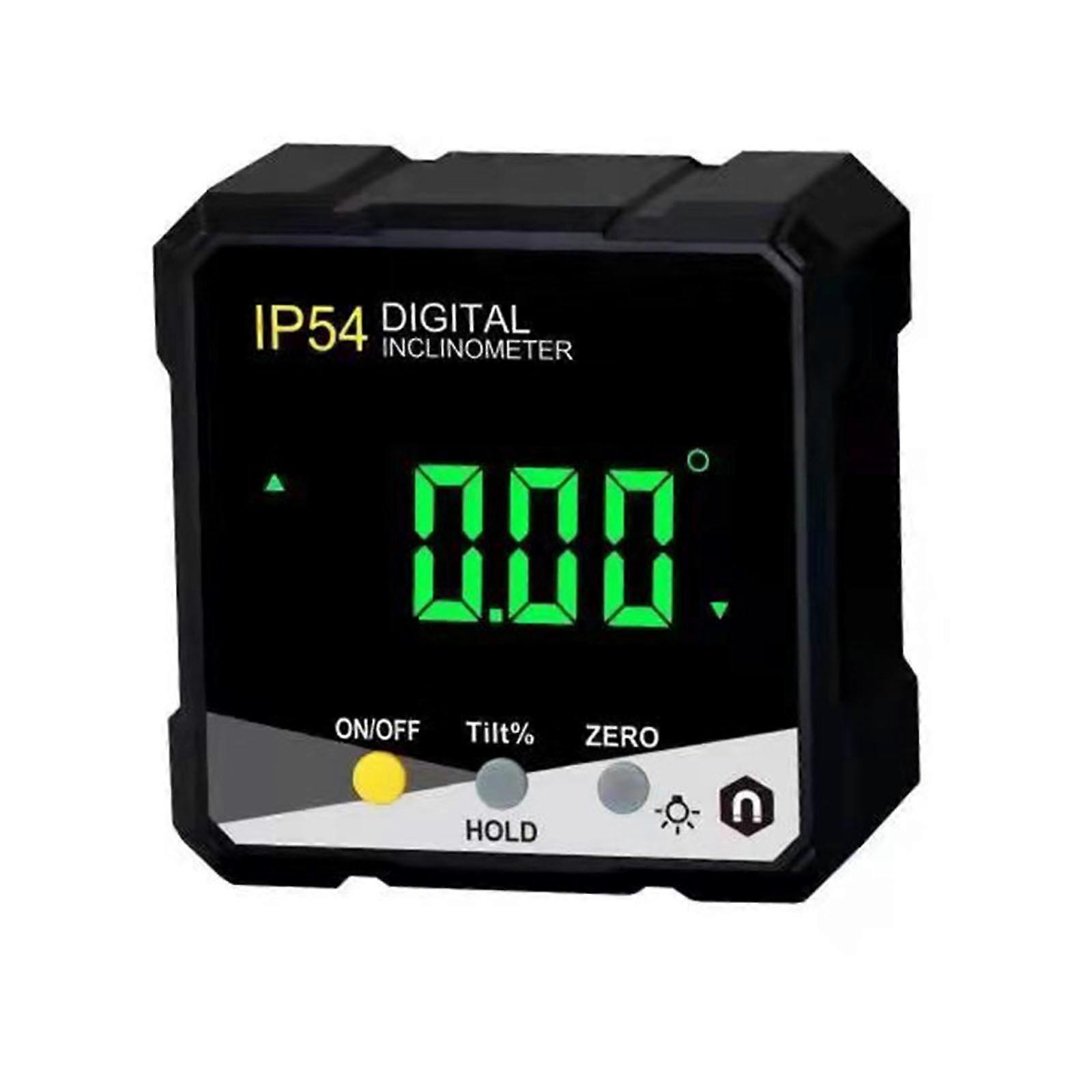 Inclinometer Bevel Box Electronic Protractor Magnetic Angle Finder Gauge 4x90