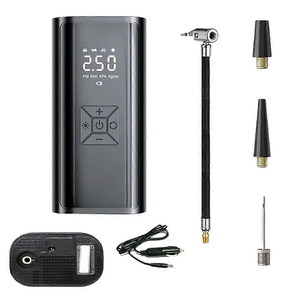 Car Air Pump LED Display Digital Tire Pressure Gauge Wireless Multifunctional Air Pump for Vehicle Motorcycle for Car Tyre Balls