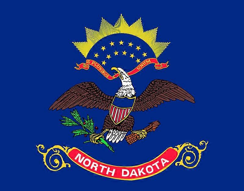 90*150Cm North Dakota Flag