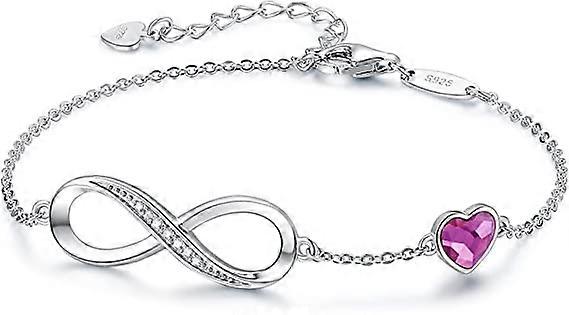 Infinity Bracelets for Womens, Silver 925 Bracelet Adjustable Women Bracelet