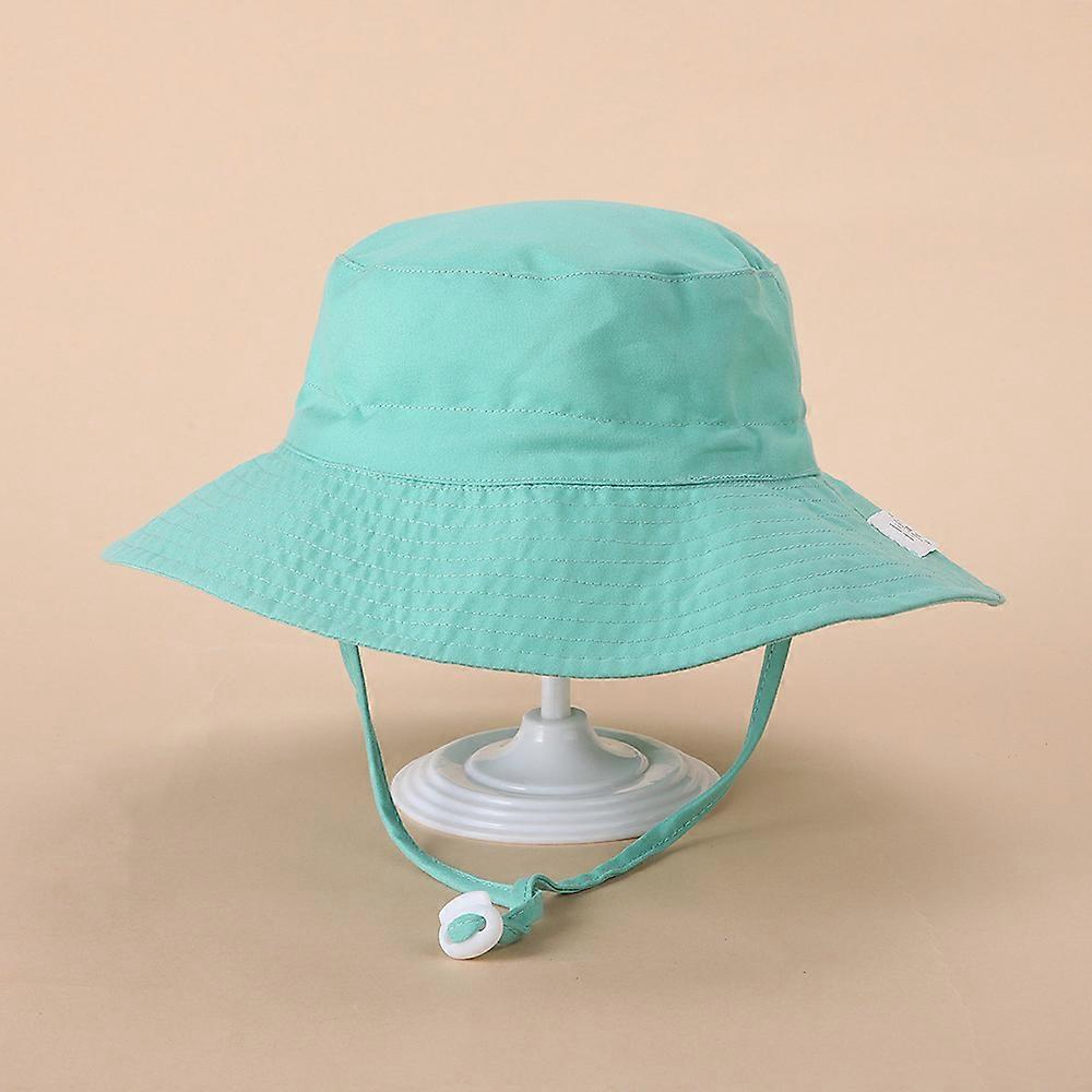 Unisex Baby Sun Hat Wide Brim Beach Fisherman Cap with Adjustable Chin Strap 3-8 Years
