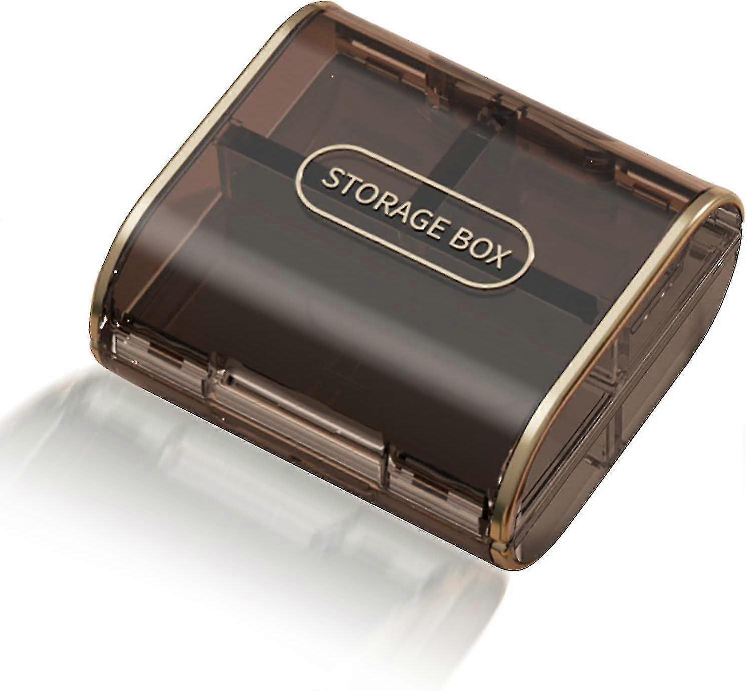 Portable Medicine Dispenser, Transparent Container For Daily Use, Medicine Box