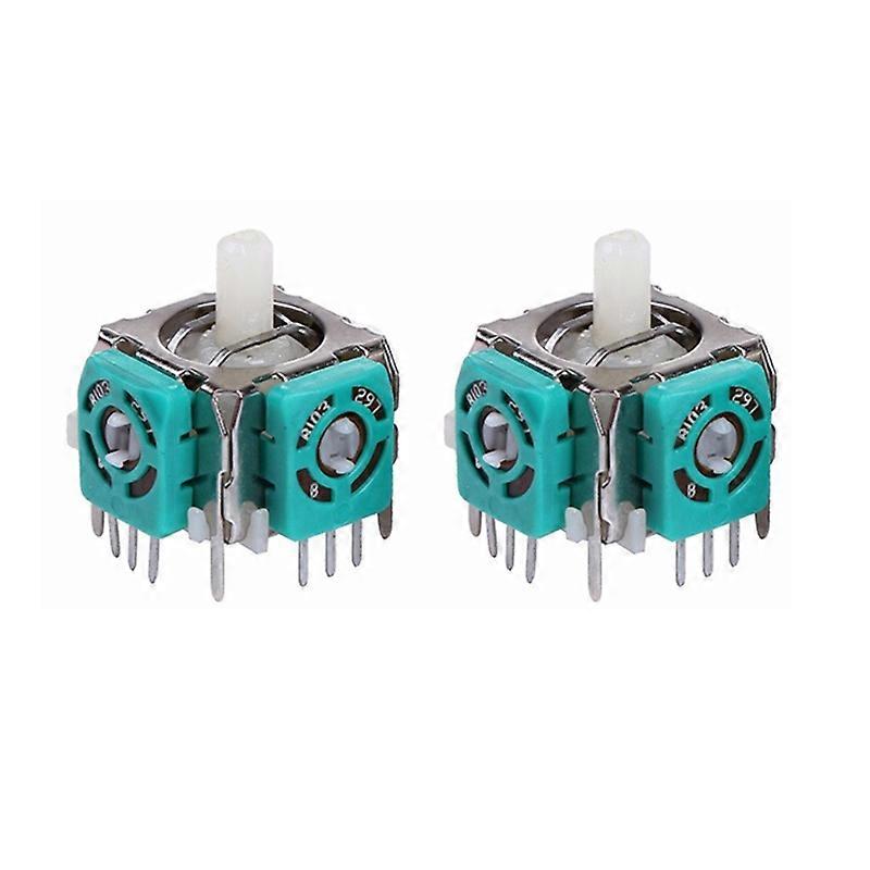 2Pcs Replacement 3D Analog Game Joystick Repair Accessory Compatible PS2 PS3 X-BOX 360 JIKAIX