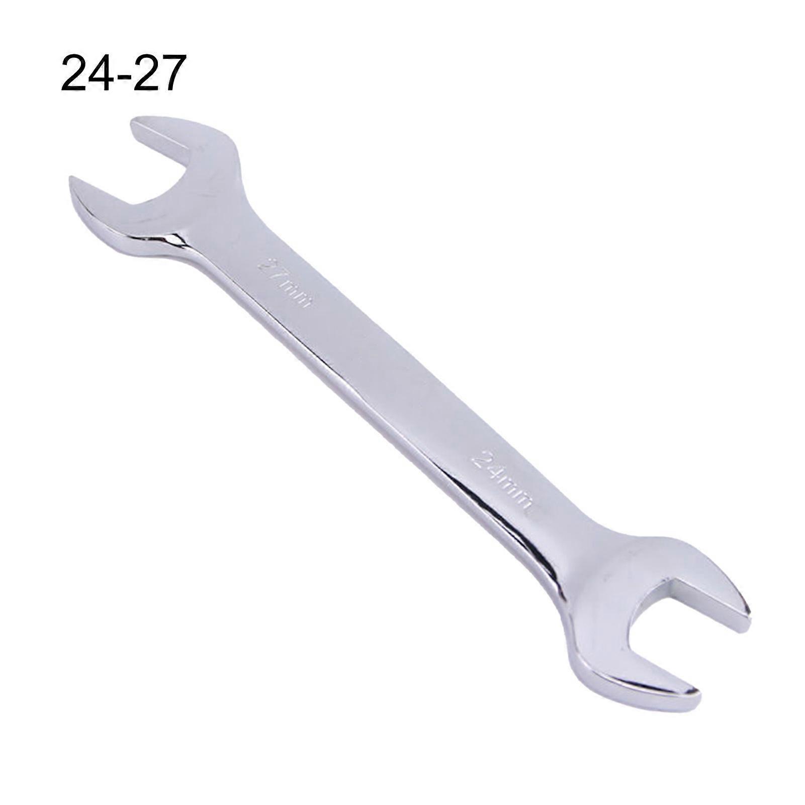 5.5-24mm Anti-Rust Open End Wrench High Hardness Repair Tool Multiple Sizes Double Open End Wrench for Auto Repair Mengxi