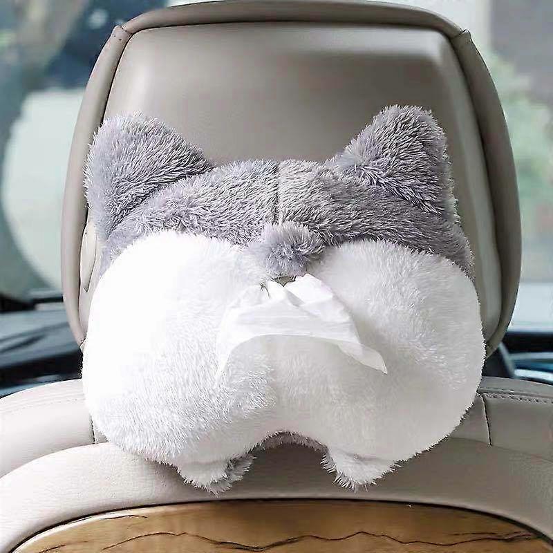 Creative Corgi Ass Tissue Box Soft Cartoon Paper Napkin Case Car Paper Boxes