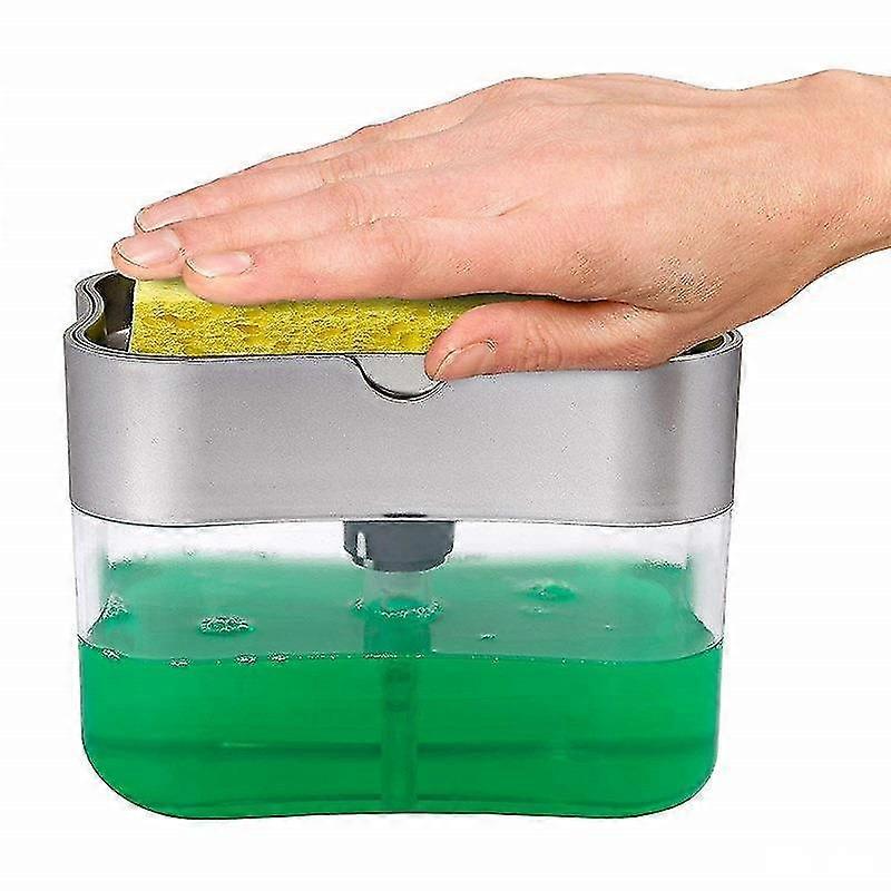 Dish Soap Dispenser And Sponge Holder