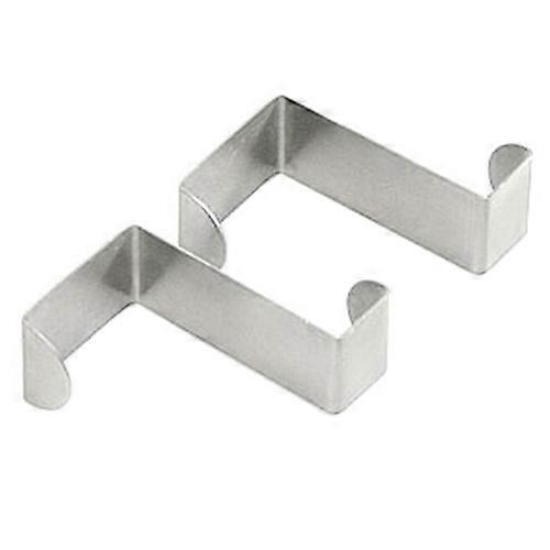 2Pcs Storage Hook High Durability Space-saving Metal Punch Free Towel Clothes Storage Hooks for Home