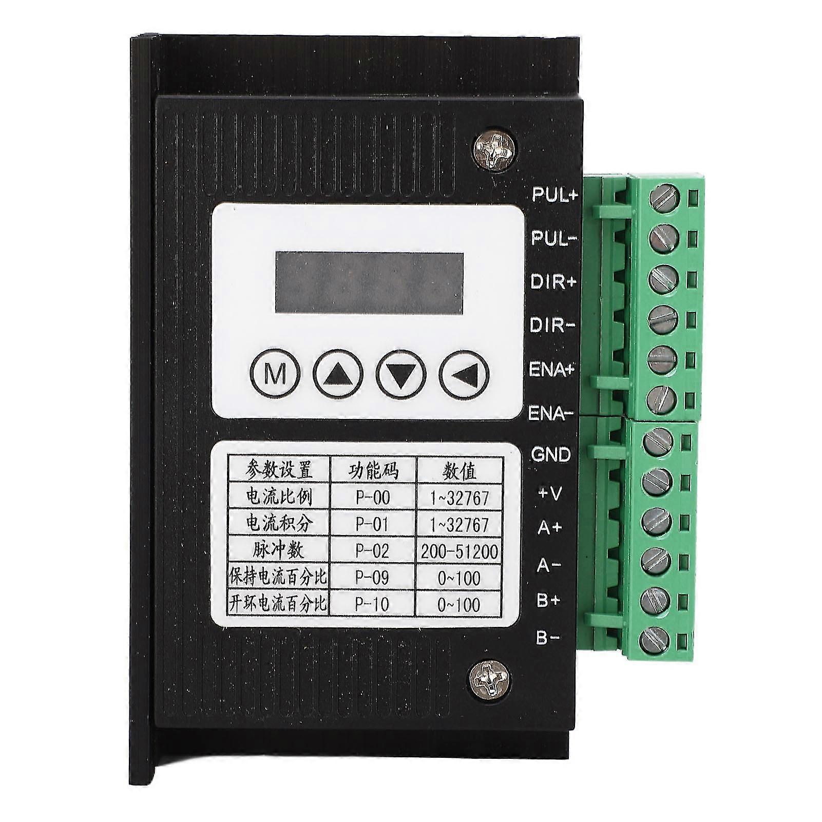 Stepper Motor Driver Digital Display 42 57 Step Motor Drive Controller 5v24v Dm542l