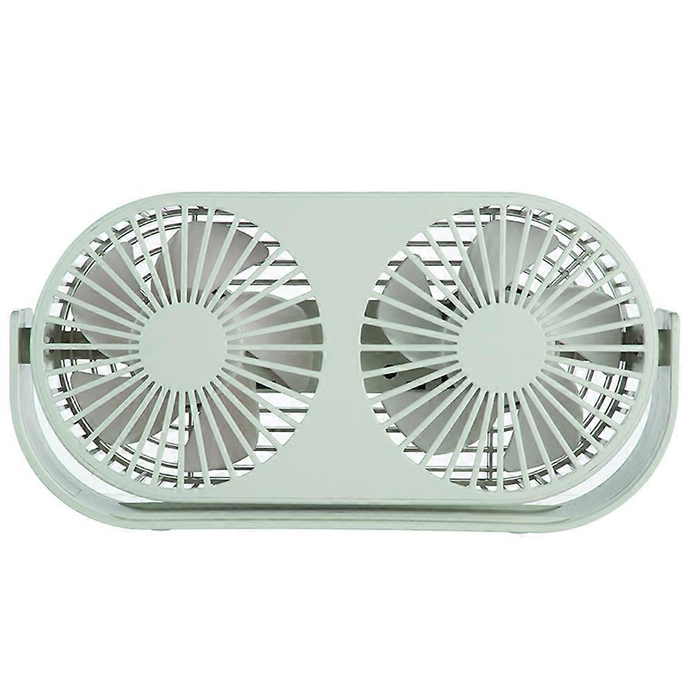 Ventilator de birou dublu Ventilator de masă mic Ventilator portabil Mini USB