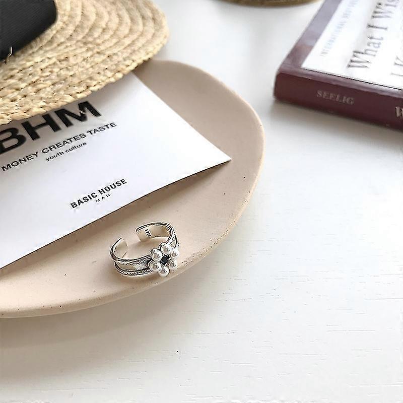 Ring Silber S925 Peearl Modeschmuck AC7631