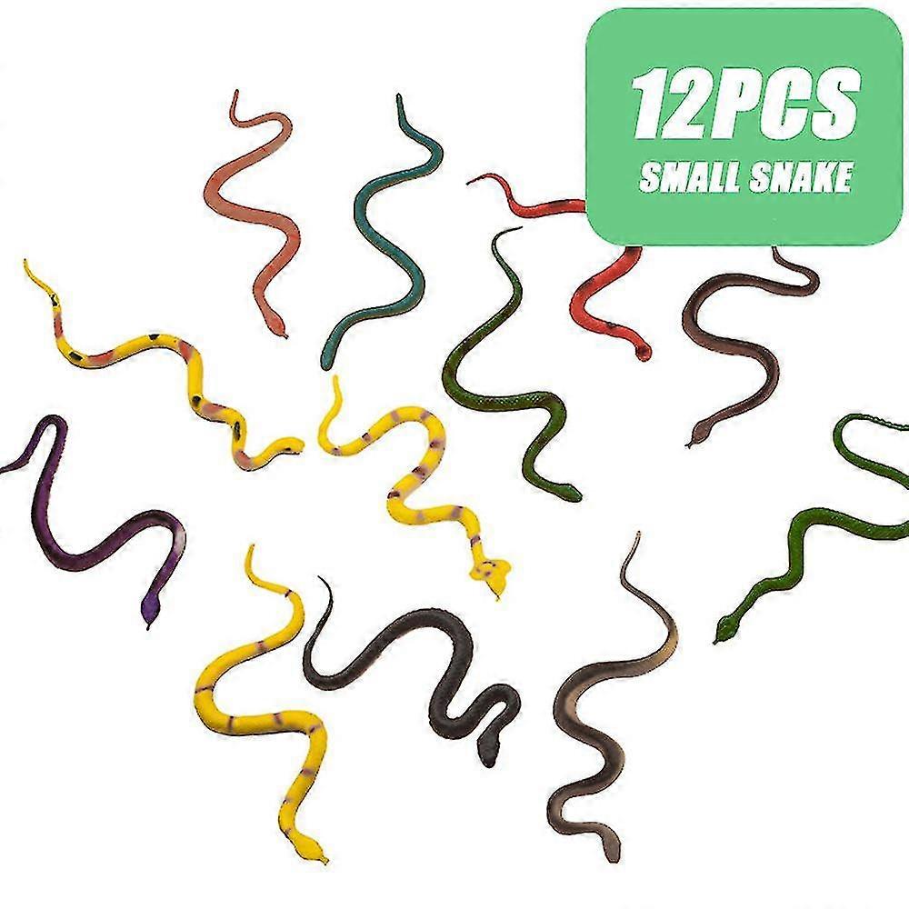 12 buc Mini dinozaur / Animale / Reptile / Șerpi Cifre jucării educaționale simulare animale jucărie pentru copii tort topper decorare