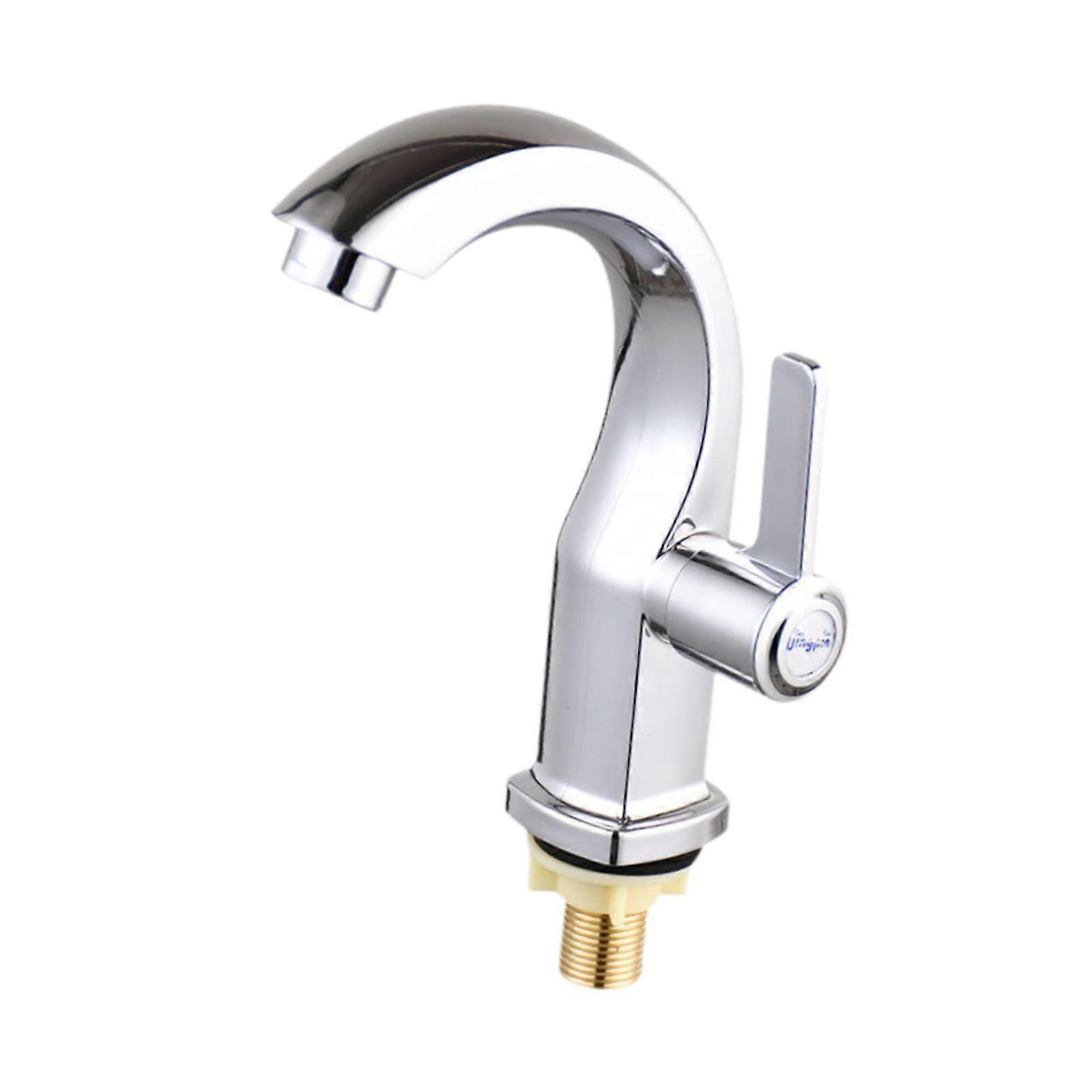 Rubinetto per lavabo da bagno, rubinetto per lavabo da bar, rubinetto per lavello da cucina commerciale, colore argento