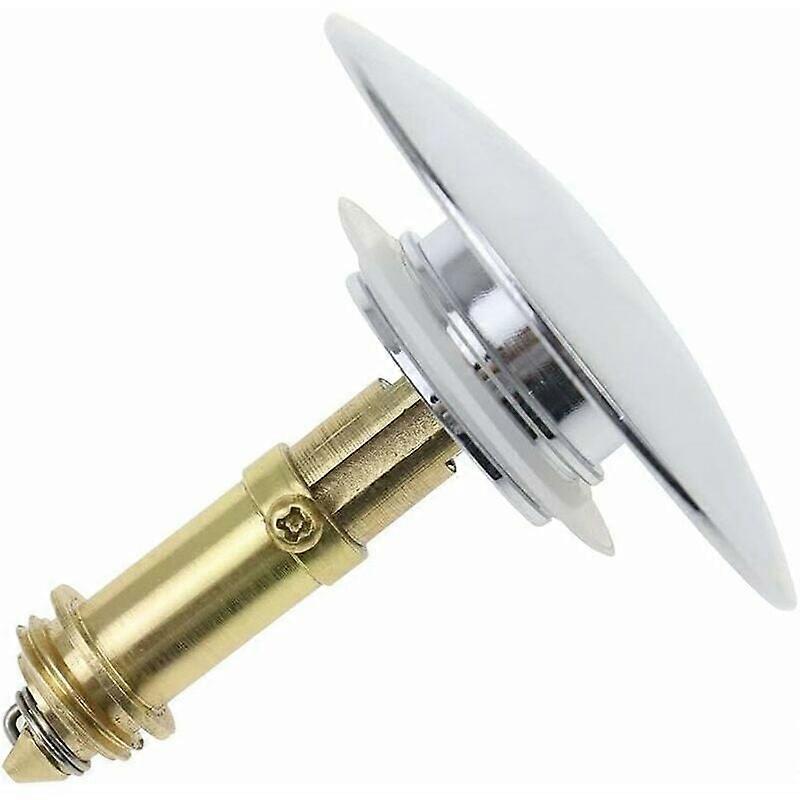 Drain Plug Pop-up Basin Universal Brass Spring Bolt Sink Stopper