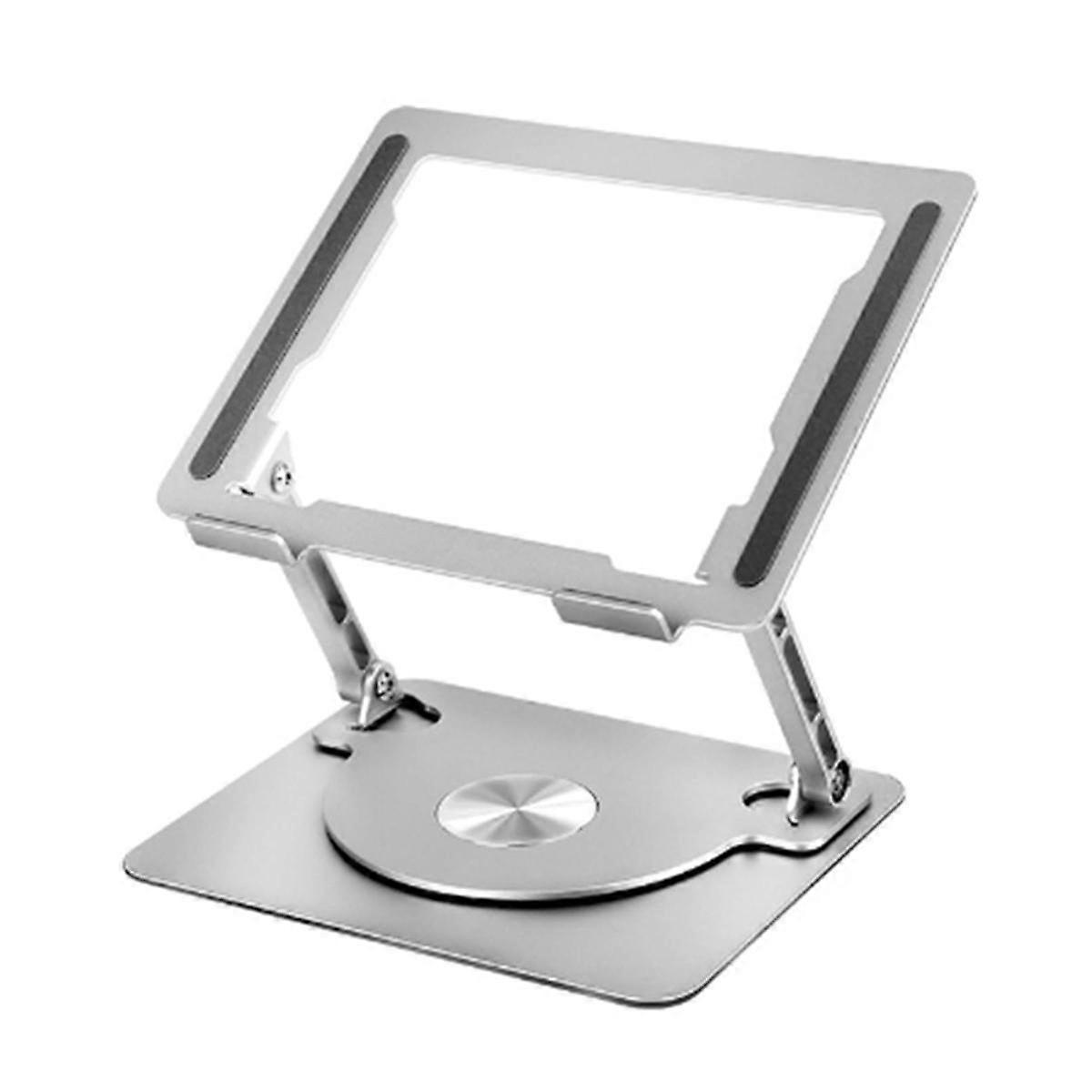 Lifting Heat Dissipation Computer Stand 360 Rotating Laptop Stand for Computer Silver