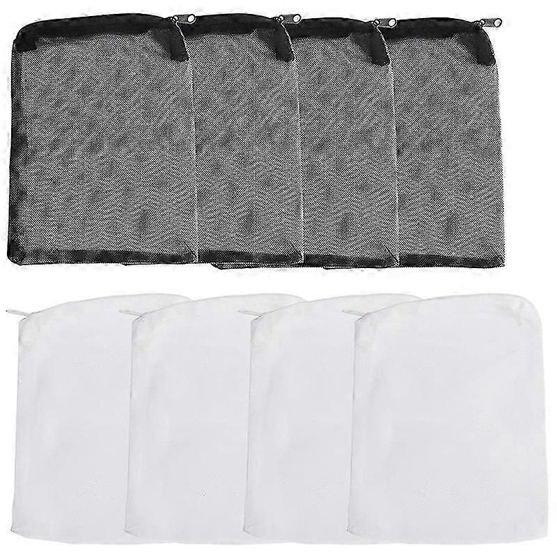 24 Pieces of Aquarium Filter Bag Media Mesh Filter Bag Reusable Mesh Bag for Granular Carbon, Bioba