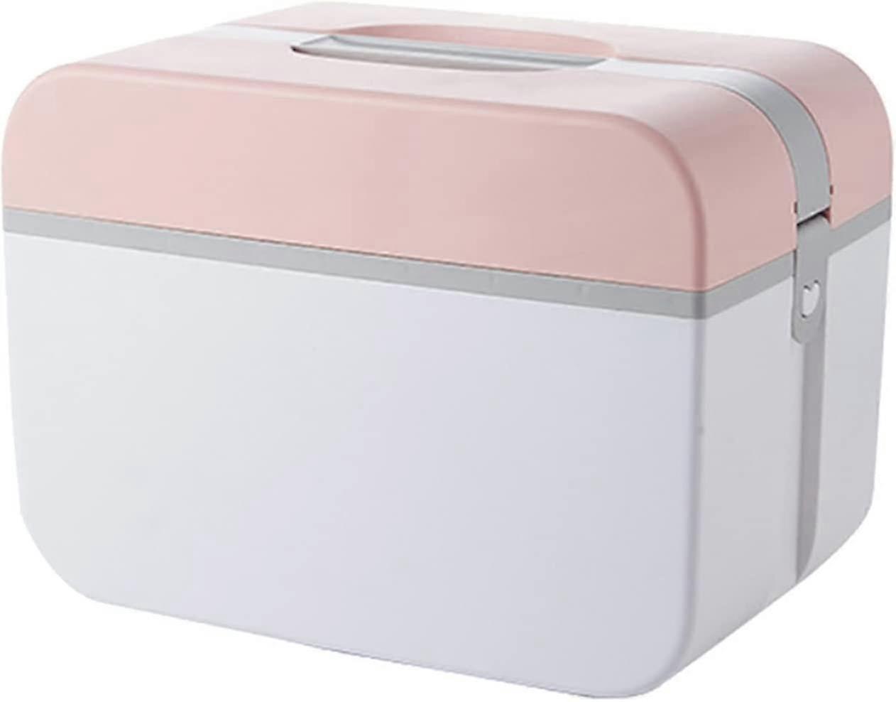 Boîte de rangement de médicaments avec serrure à boucle, boîte de premiers secours à double couche