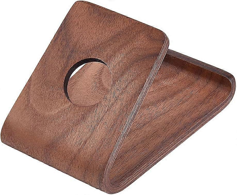 Walnut Wood Cell Phone Holder Smartphone Stand Desk Phone Mount Phone Cradle Handcrafted Wooden Phone Rest for Mobile Phone Tablet Placement