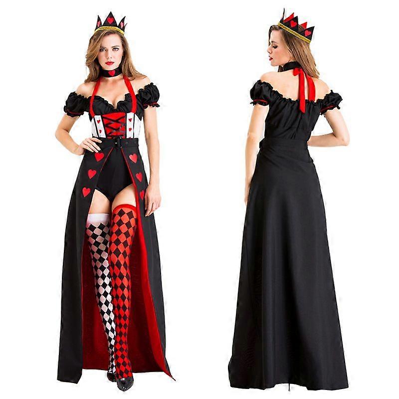 Alice nel Paese delle Meraviglie La Regina Rossa Costume Regina Sexy Dress  Halloween Fancy Dress Costume di Carnevale per le donne