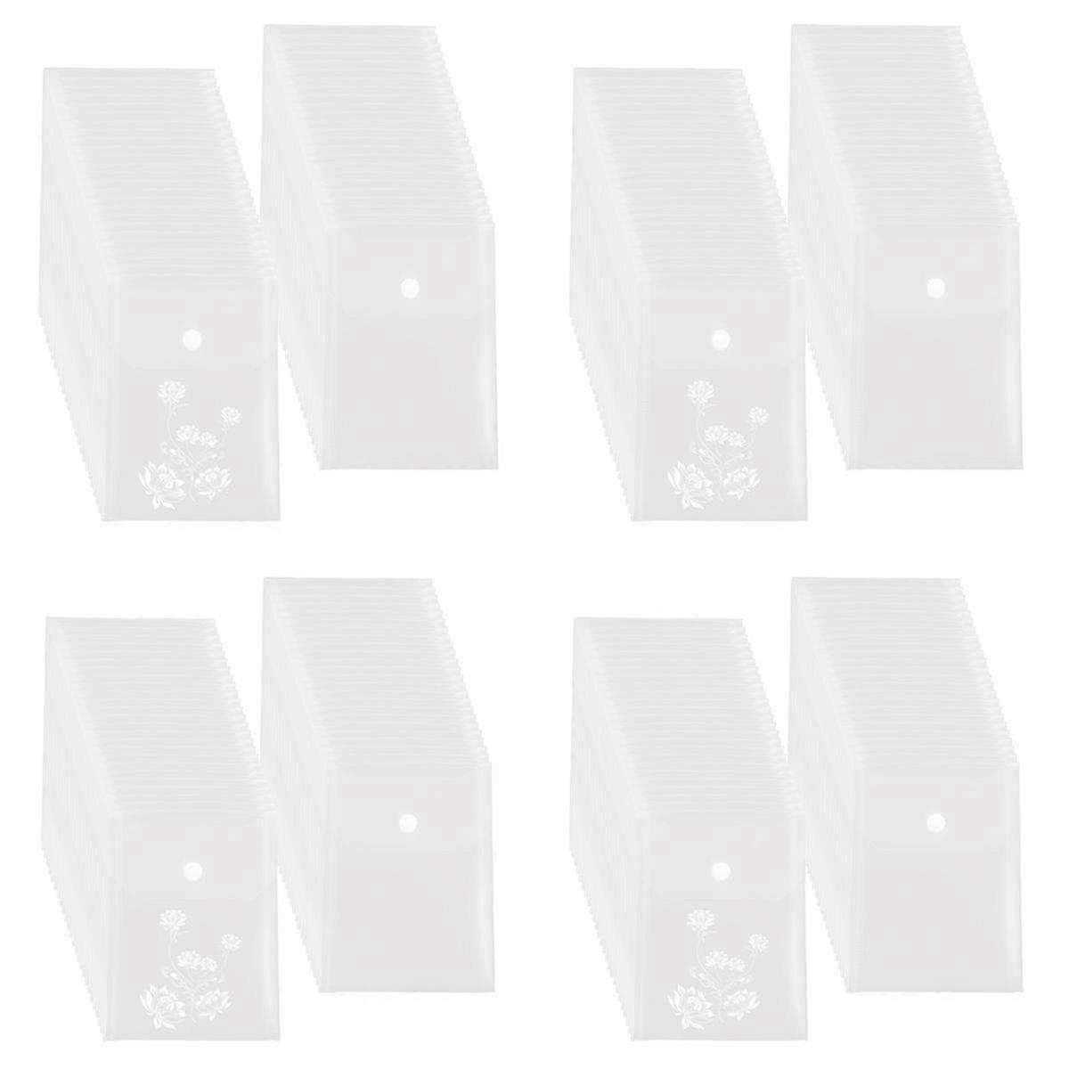 50 عبوة ختم وتخزين يموت واضح ، 4.72 × 6.69 بوصة مغلفات تخزين القوالب المقاومة للماء ، قابلة لإعادة الإغلاق و