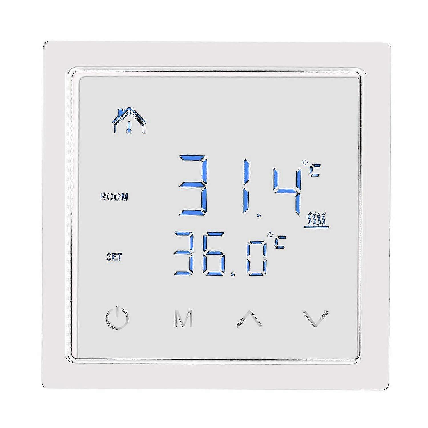 Smart Thermostat 16a Floor Heating Temperature Controller With Led Touch Screen 85-265v Electric Hea
