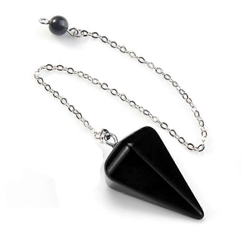 Black Onyx Crystal Pendant