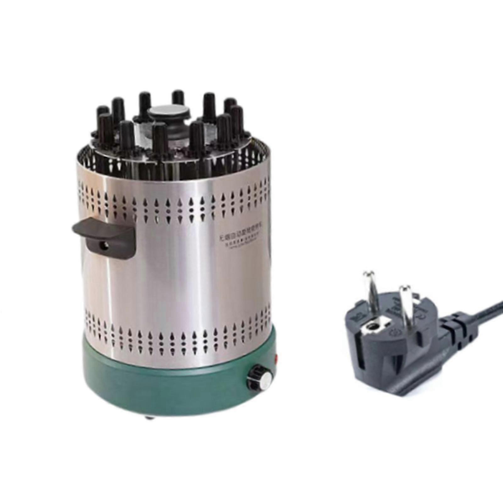 Macchina per kebab rotante automatica con griglia girarrosto verticale per barbecue escursionismo cottura