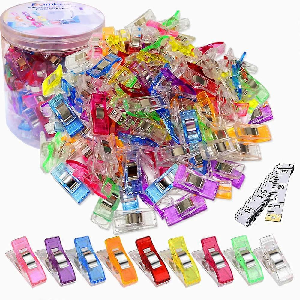 120 Pieces Multi-Color Sewing Clips for Crafting, Quilting and Fabric Holding - Durable, Non-Slip Design