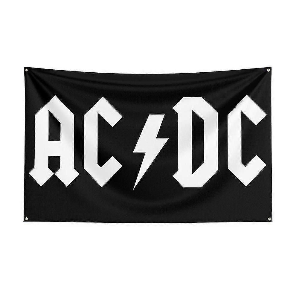 3x5 Acdc Flag Polyester Printed Band Banner For Decor QIZ115
