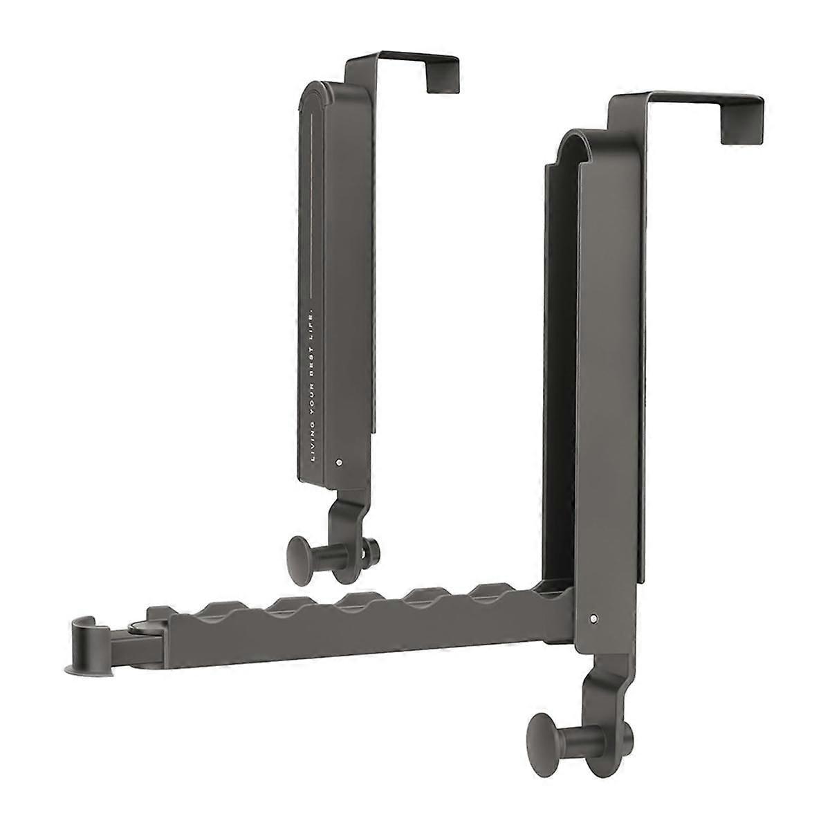 Over the Door Hooks Hanger 2 Pack,Adjustable over the Door Drying Rack for Laundry,Foldable Drying