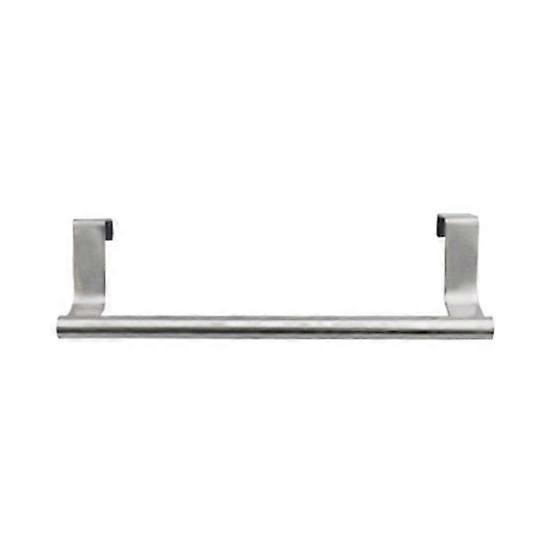 Towel Rack Stainless Steel Hanging Towel Shelf Space-Saving Punch-Free Storage Holder for Kitchen Bathroom