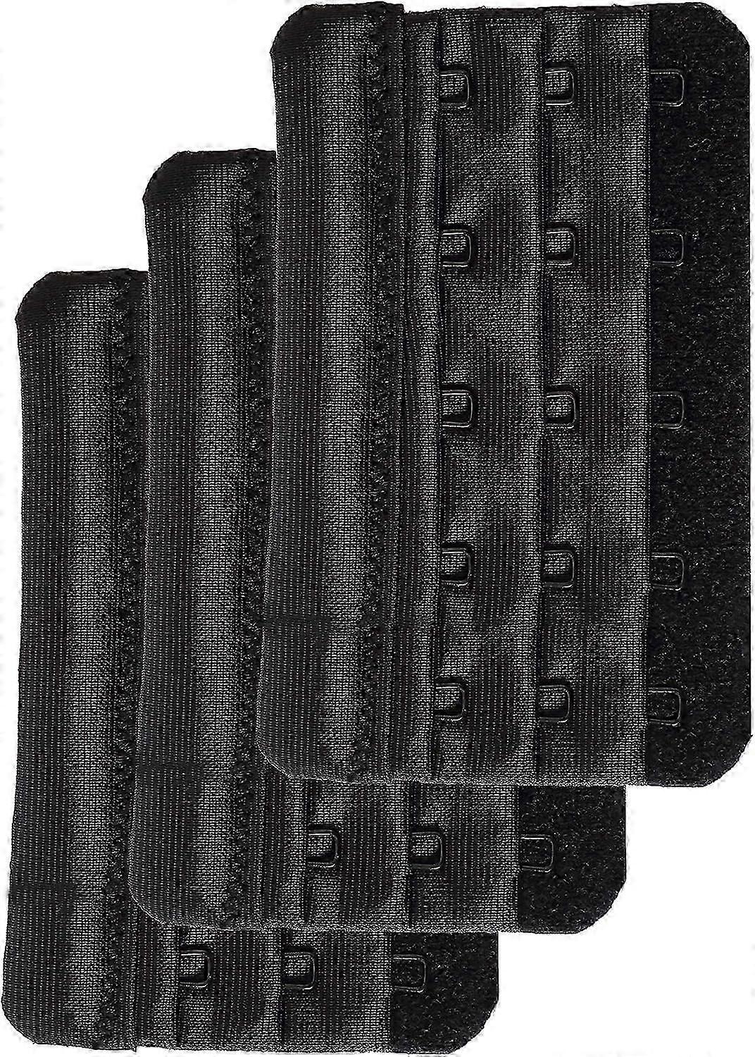 Women's Bra Extender 5 Hook Plus Size Bra Strap Extenders 3pcs-Pack