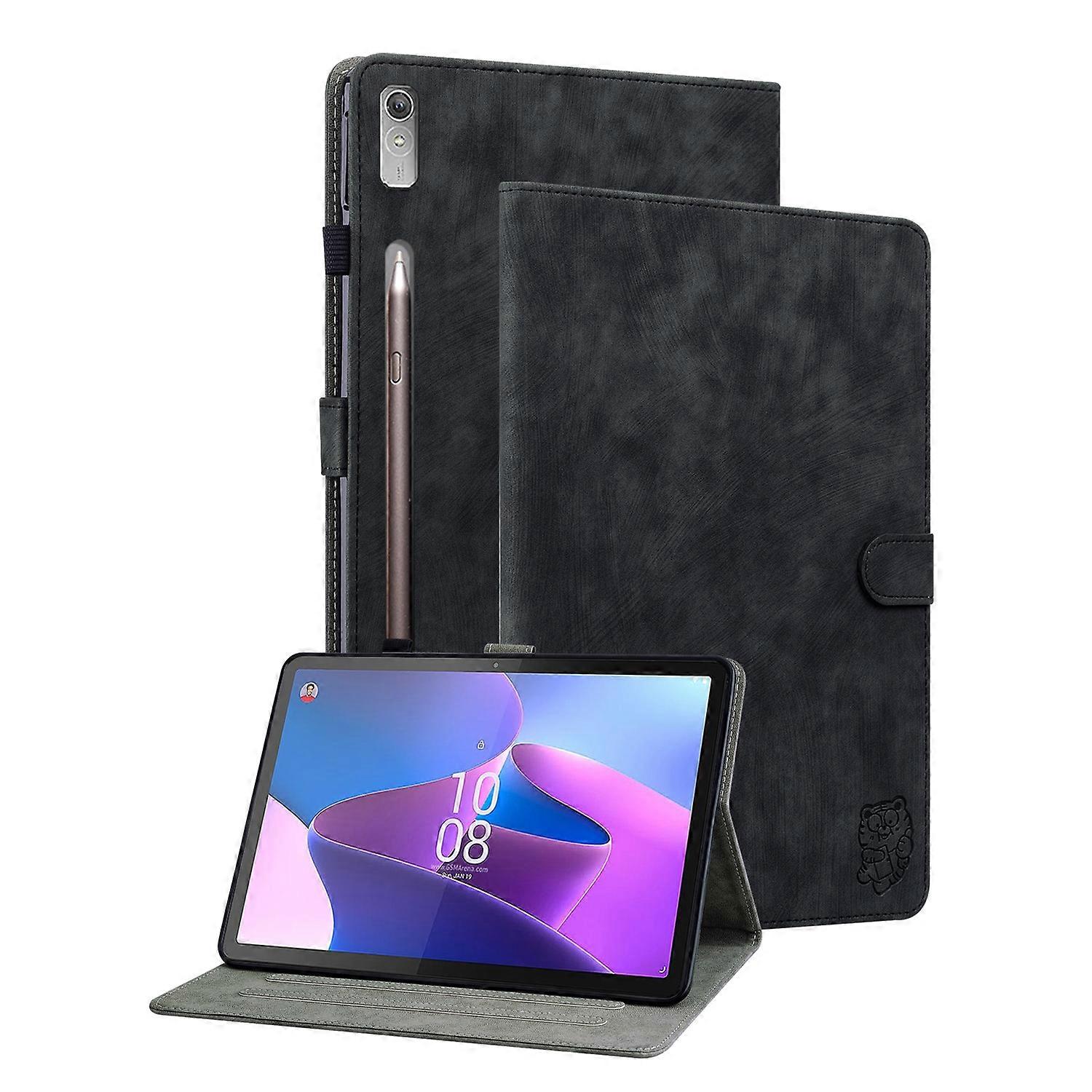Custodia per tablet in pelle Tiger Pattern Flip
