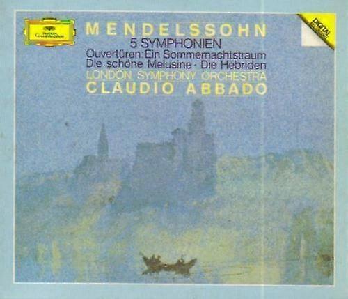 Claudio Abbado Mendelssohn 5 Senfoni Uvertür CD'si