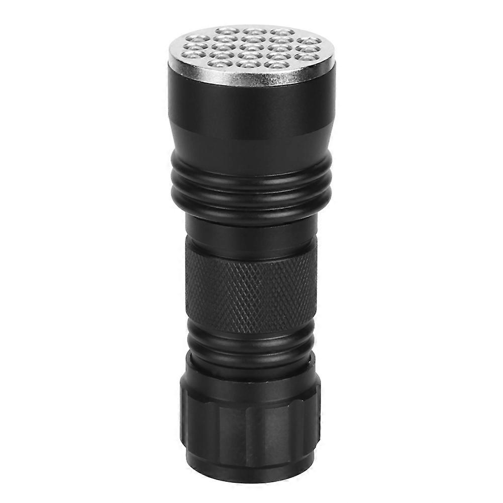 UV Ultra Violet 21 LED Flashlight Aluminum Alloy Scorpion Pets Mini Torch Light(without strap)